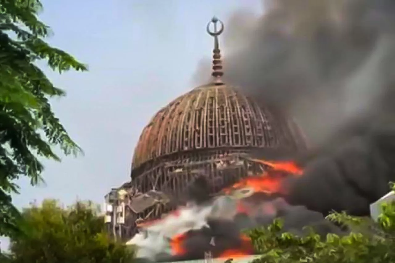 Kebakaran yang Menimpa Kubah Masjid JIC Jakarta, Begini Kronologinya