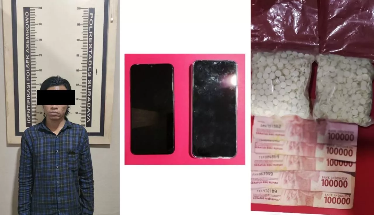 Edarkan Pil Koplo, Warga Kalianak Diamankan Polisi