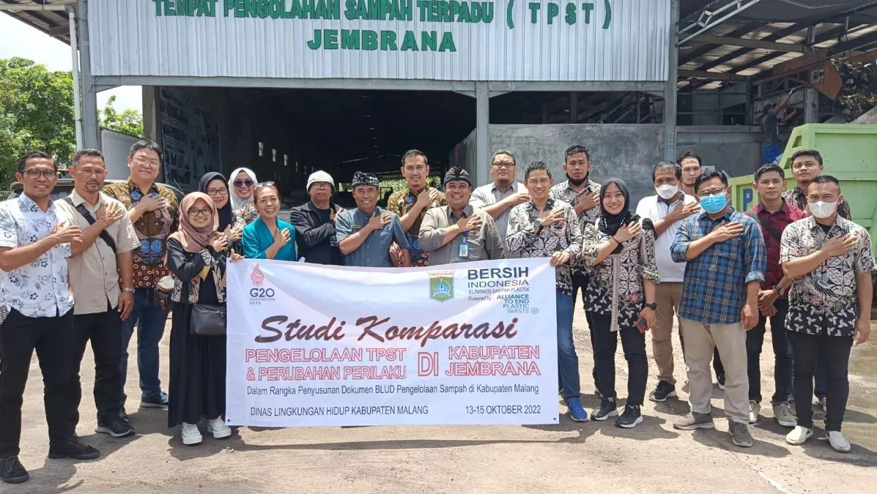 Jembrana Terima Kunjungan Pemkab Malang Terkait Pengelolaan Sampah