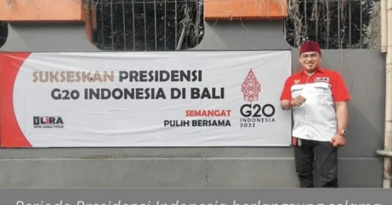 Bambang Asraf HS Gubernur LSM LIRA Jawa Timur Mendukung Penuh KTT G20