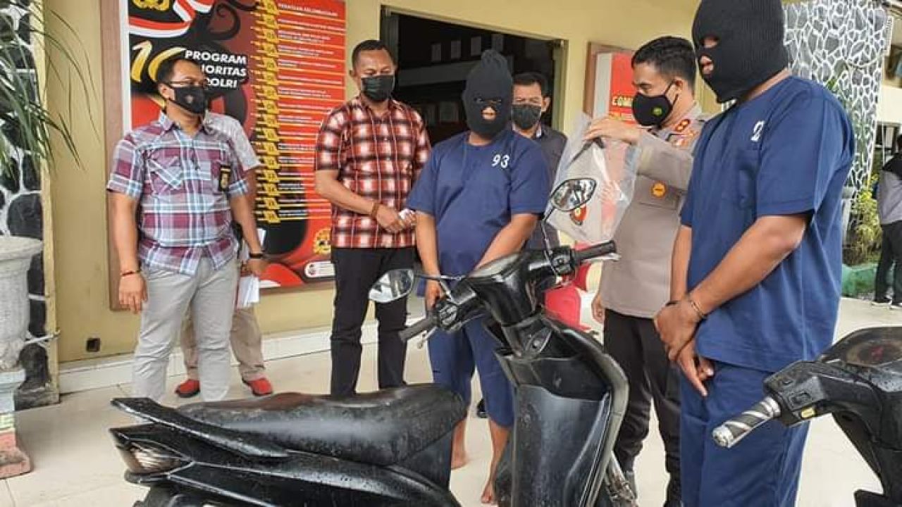 Cari Kerja Nyambi Curi Motor, Polres Kotim Tangkap Dua Pelaku
