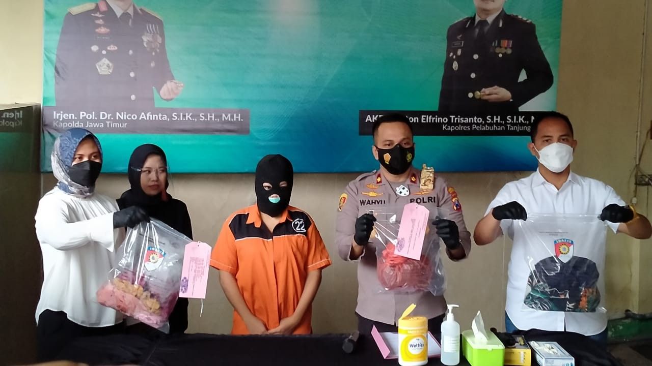Ungkap Kasus Polres Pelabuhan Tanjung Perak Terkait Pembuangan Bayi di Sidotopo (Foto Glewoh)