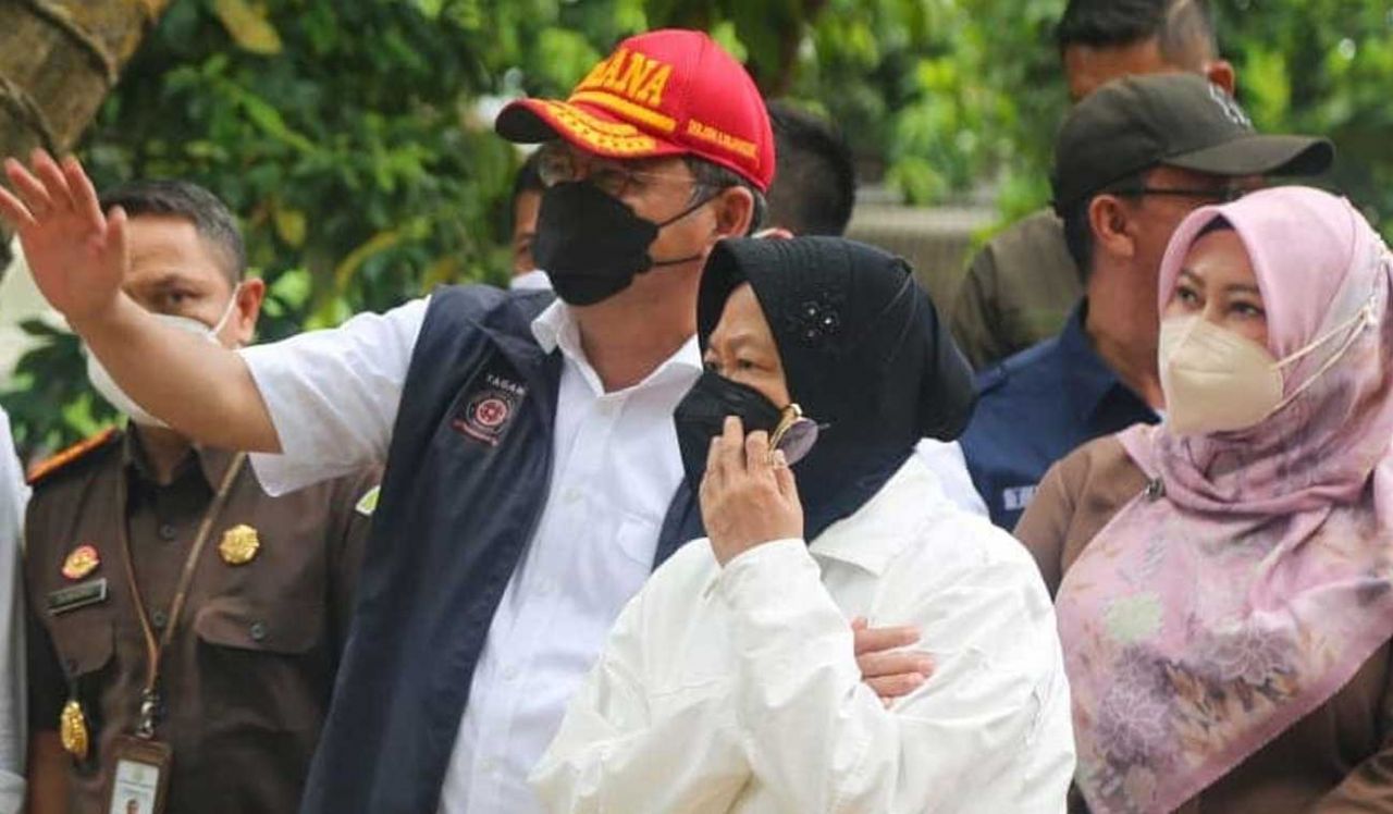 Kunjungi Korban Gempa Pandeglang, Mensos Bilang Akan Bangun Lumbung Sosial