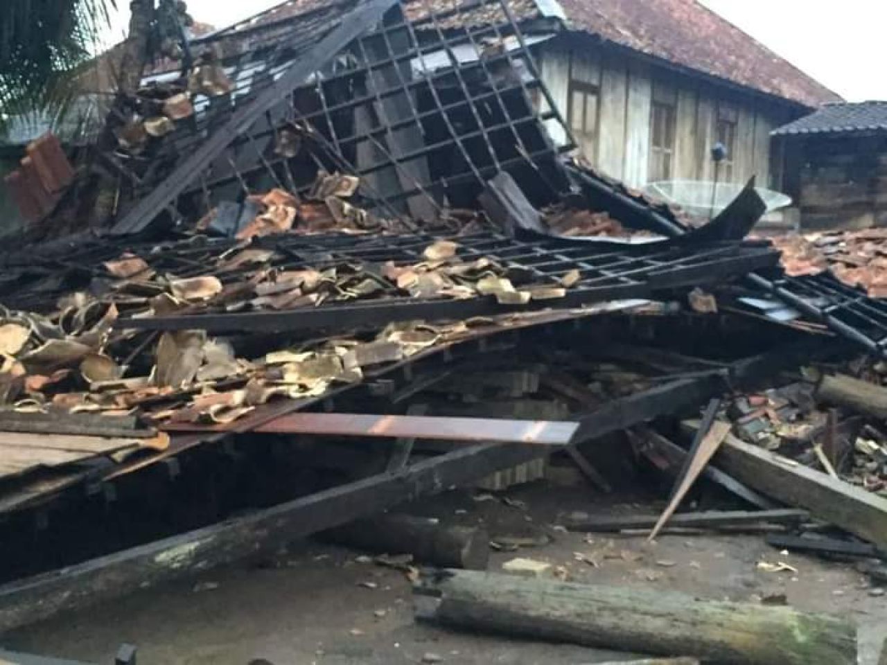 Puting Beliung di Sumsel, 55 Rumah Rusak, 58 KK Terdampak dan 1 Luka