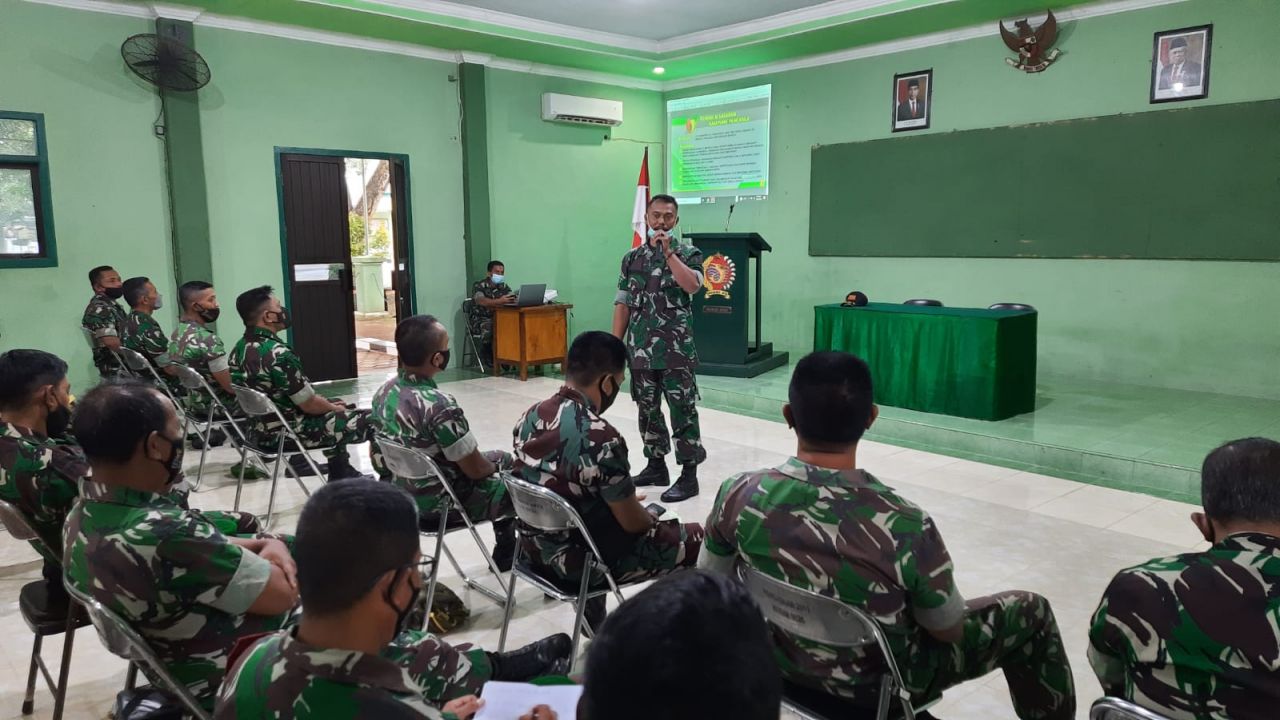 Kodim 0826 Pamekasan Gelar Sosialisasi Dalam Rangka Lomba Kompung Pancasila.