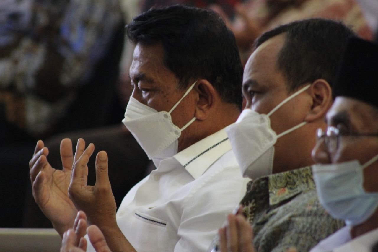 Moeldoko, Doa Bersama (Foto: Kudel) 