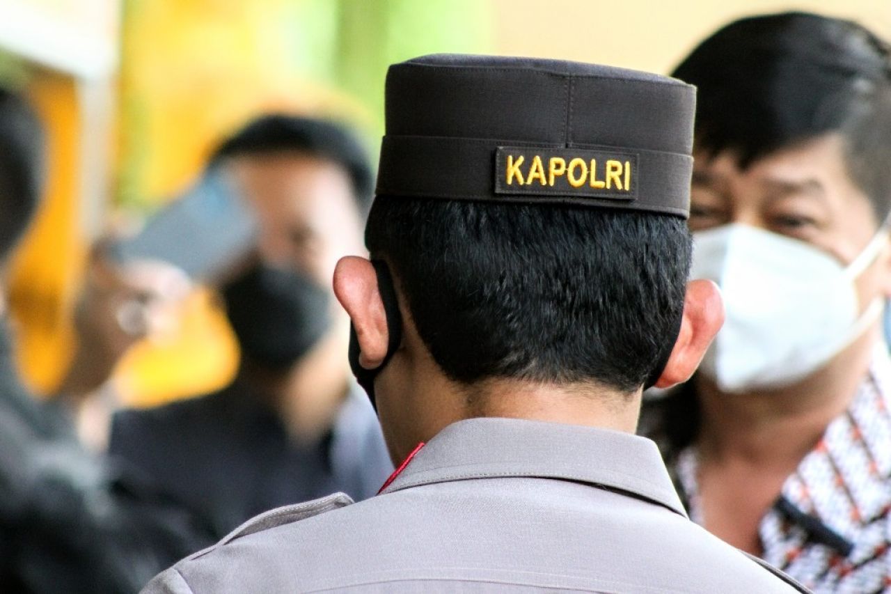 Kapolri dari sudut belakang (Foto: Kudel) 