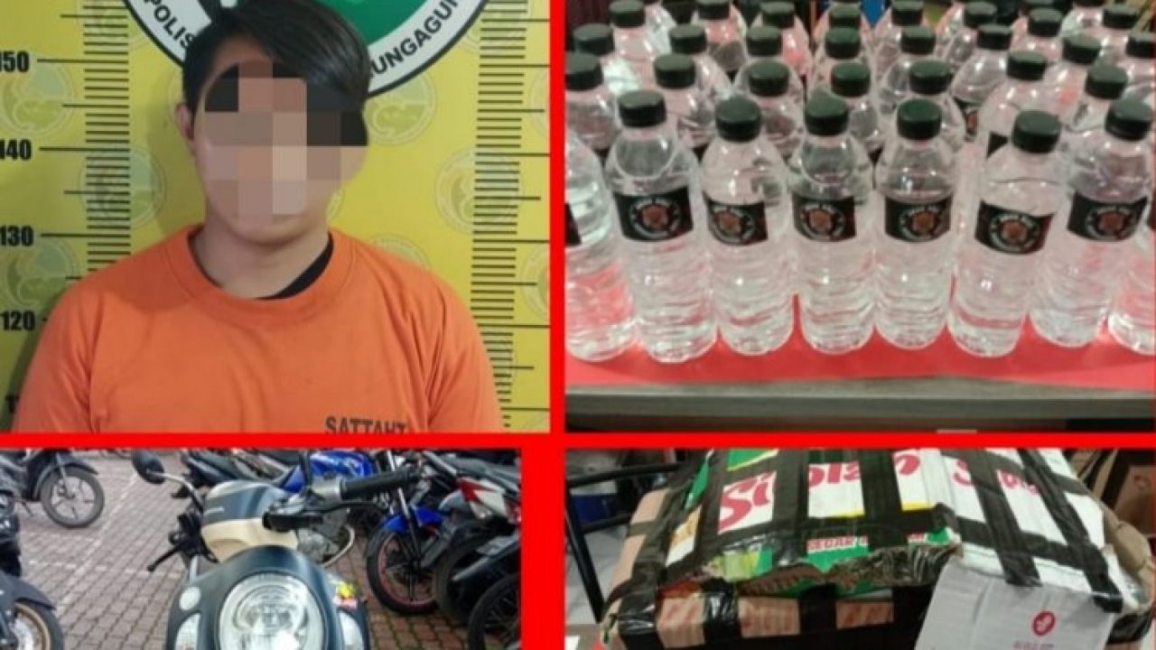 Edar Arak Bali Tanpa Ijin, Bocah Blitar Diringkus Polisi di Tulungagung