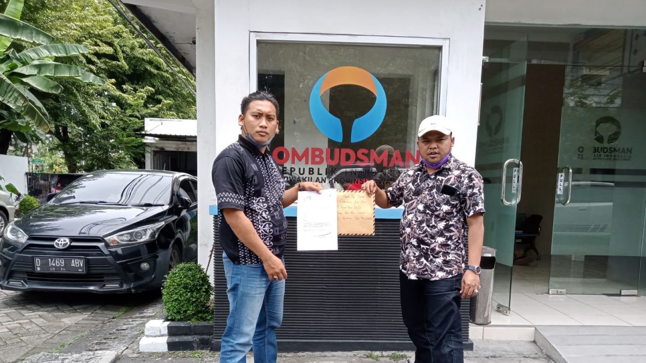 Tender Jalan di Madura Tak Beres, LPK Trankonmas Datangi Ombudsman RI Jatim