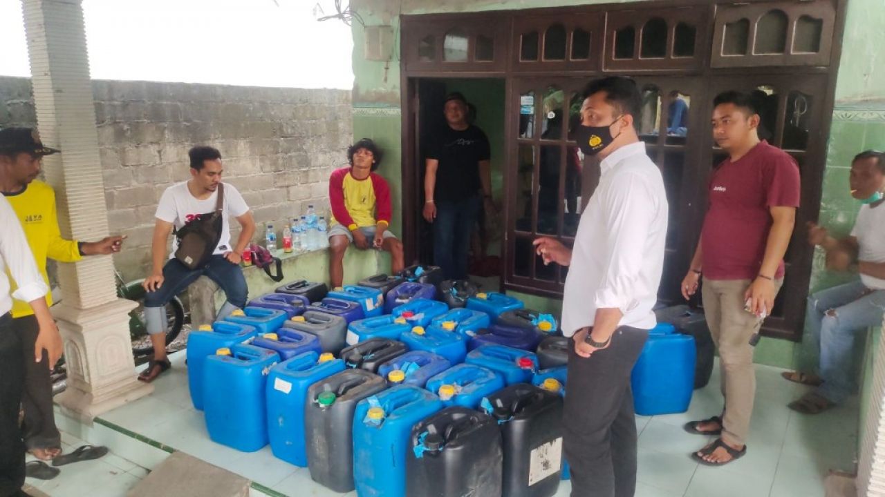 140 Jerigen Ciu Diamankan Polres Kediri Kota