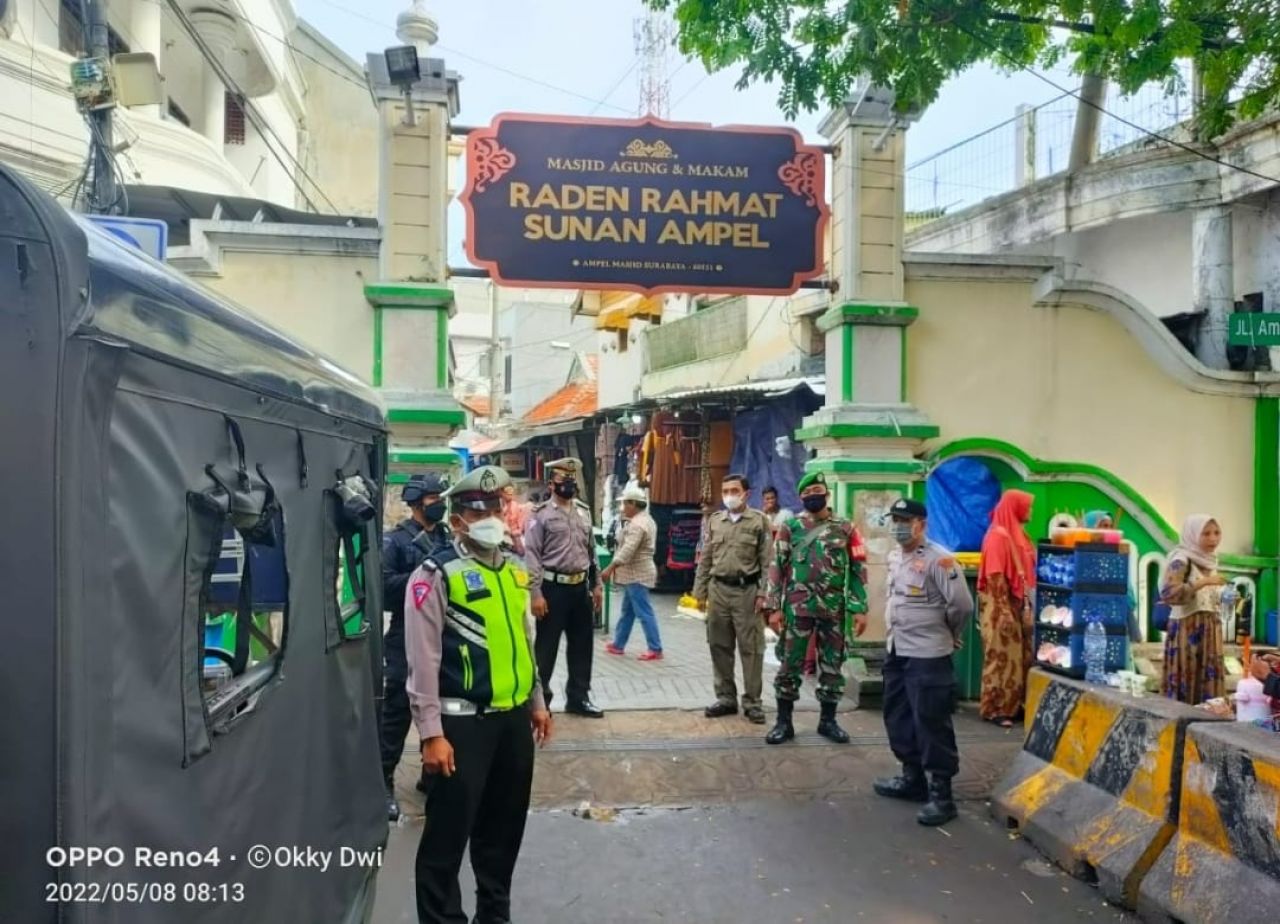 Ciptakan Situasi Kondusif di Wisata Religi Sunan Ampel