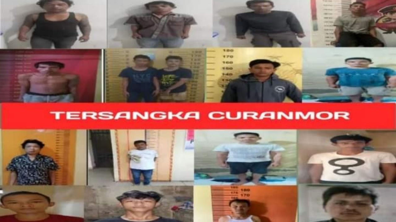 Merugikan Warga, 25 Pelaku Curanmor di Kota Medan Diringkus Polisi
