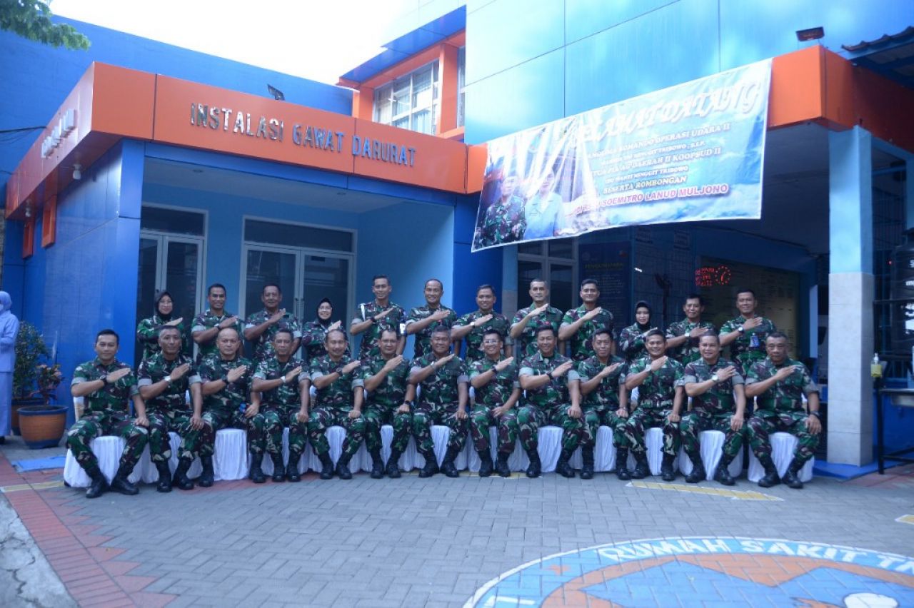 Pangkoopsud II Kunker di RSAU Soemitro Lanud Mulyono