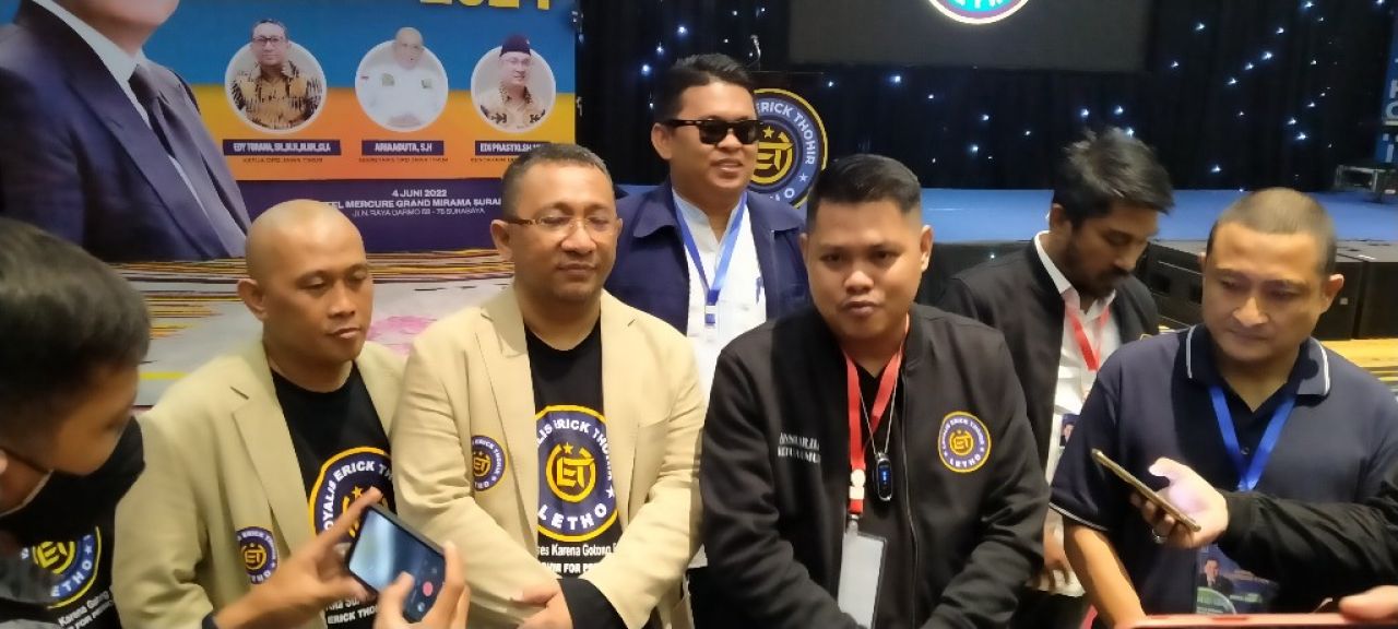 Usung Erick Thohir Maju Presiden 2022, LETHO Jatim Gelar Deklarasi