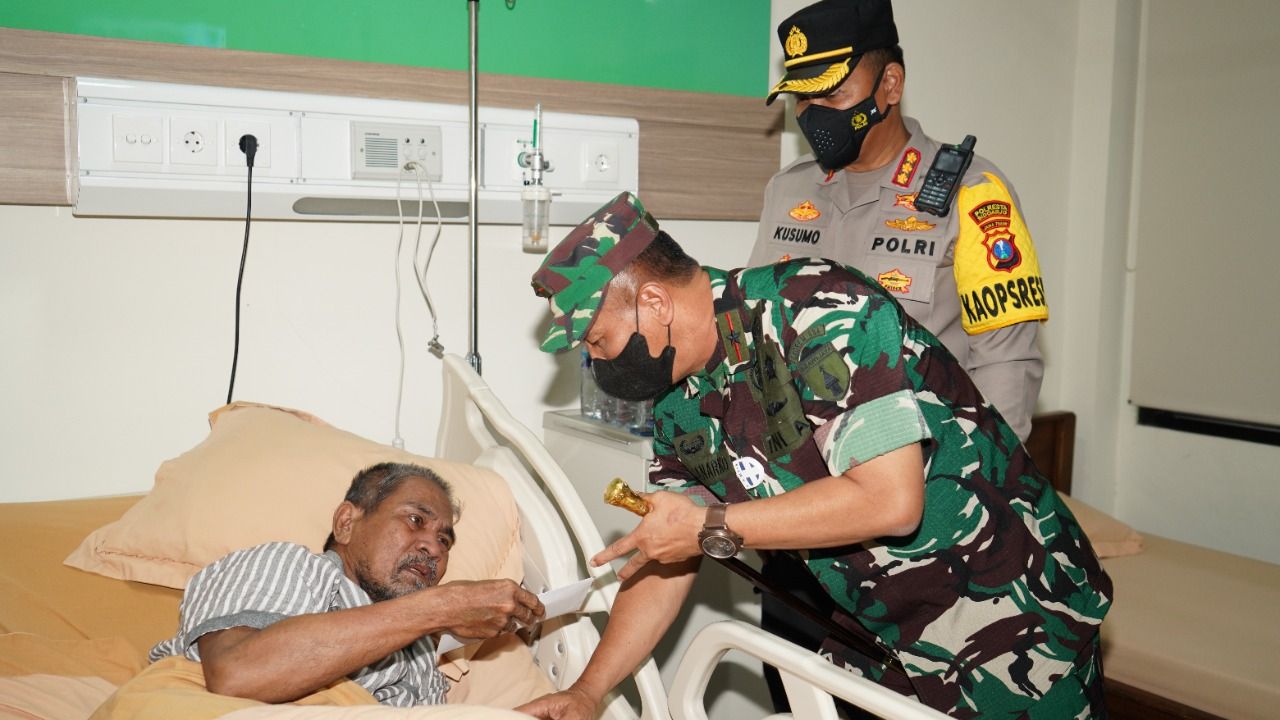 Wujud Peduli Danrem 084 Bhaskara Jaya di Hari Jadi Bhayangkara ke 76 tahun 2022