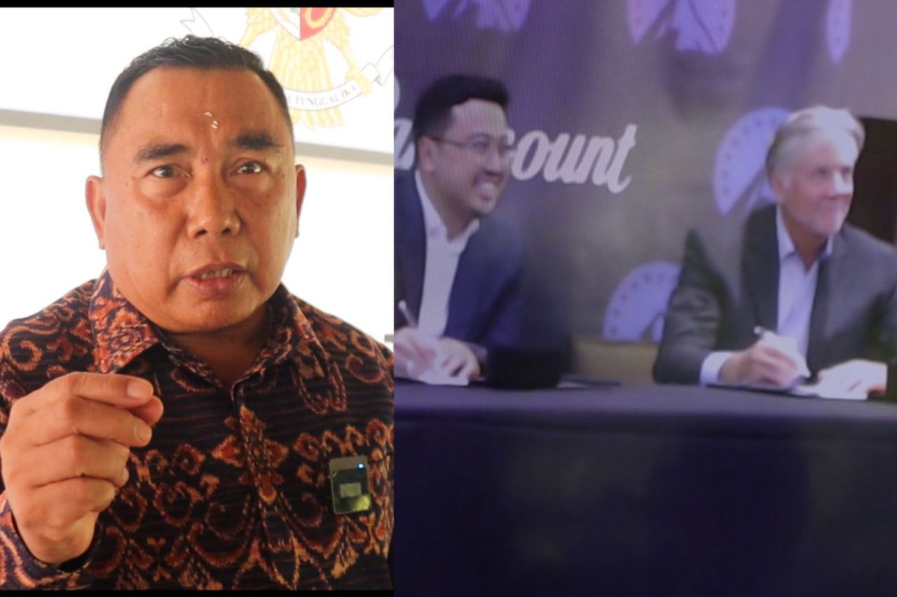 Bupati Tamba Saksikan Penandatangan "Development Agreement" Paramount Theme Park