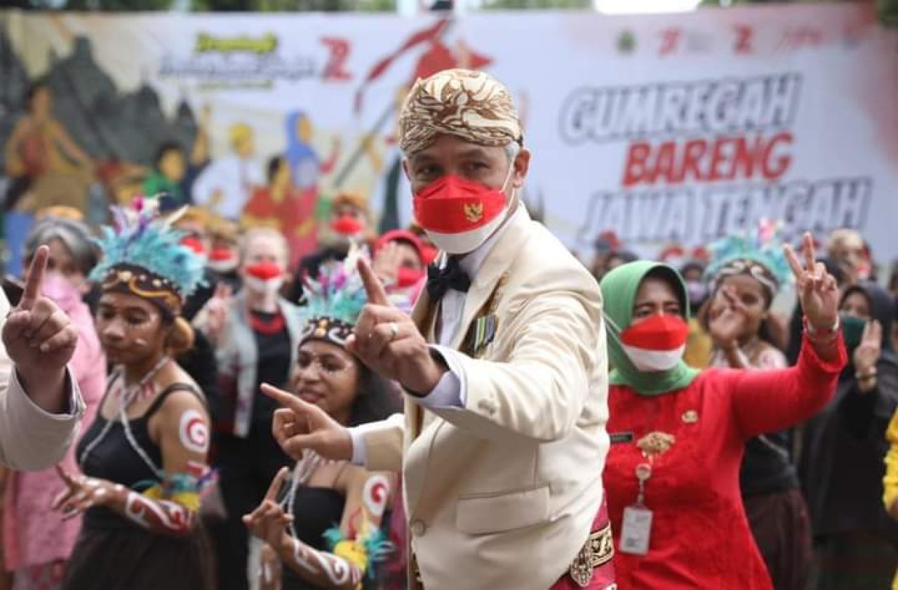 HUT ke 72 Jateng, Ganjar: Saya Senang di Jawa Tengah Ada Banyak Suku