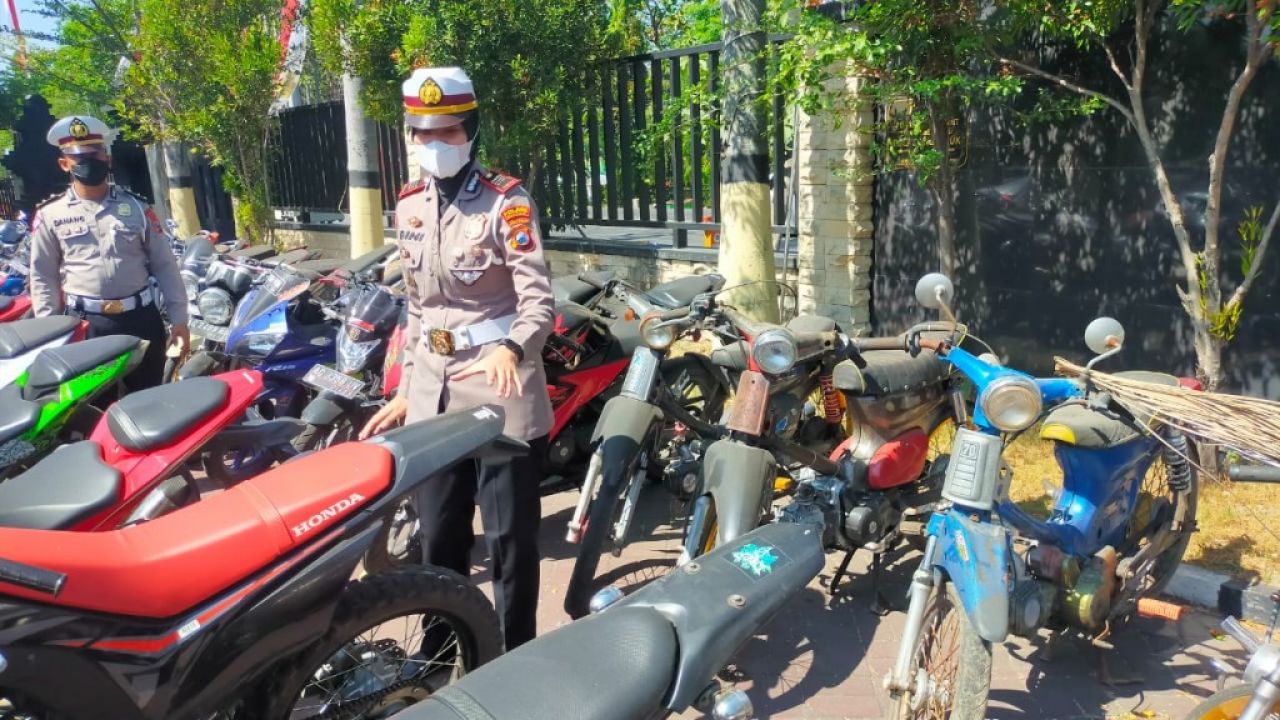 Operasi Jaya Stamba 2022, Ratusan Motor Diamankan