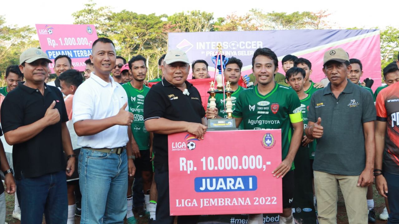 PS Remaja Banjar Tengah Rebut Gelar Juara Liga Jembrana