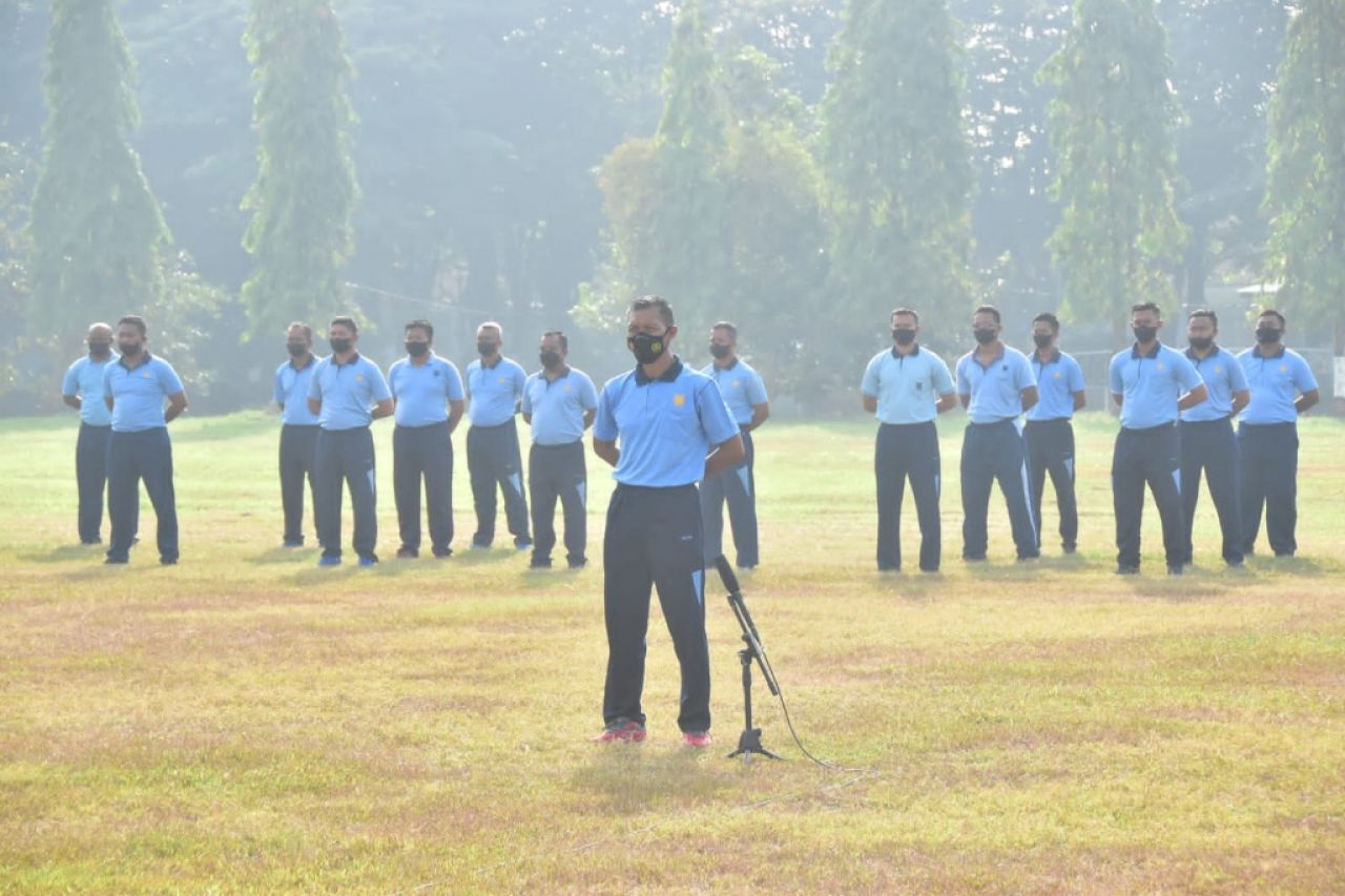 Peringatan Haornas XXXIX Lanud Muljono Gelar Upacara