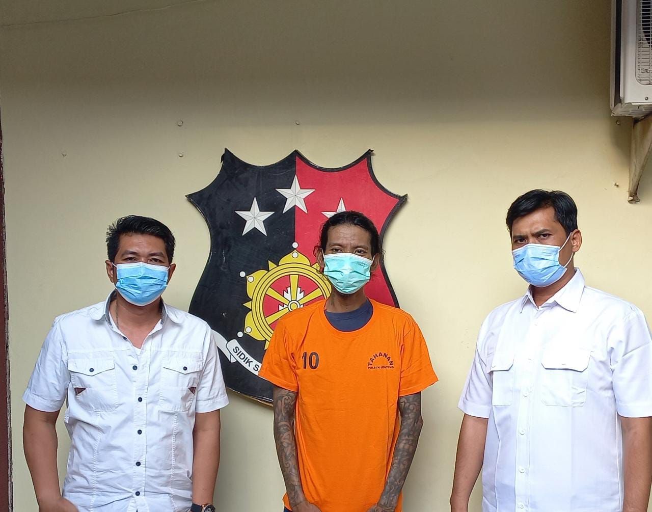 Beli Narkotika, Pria Asal Cerme Gresik, Diringkus Unit Reskrim Polsek Genteng