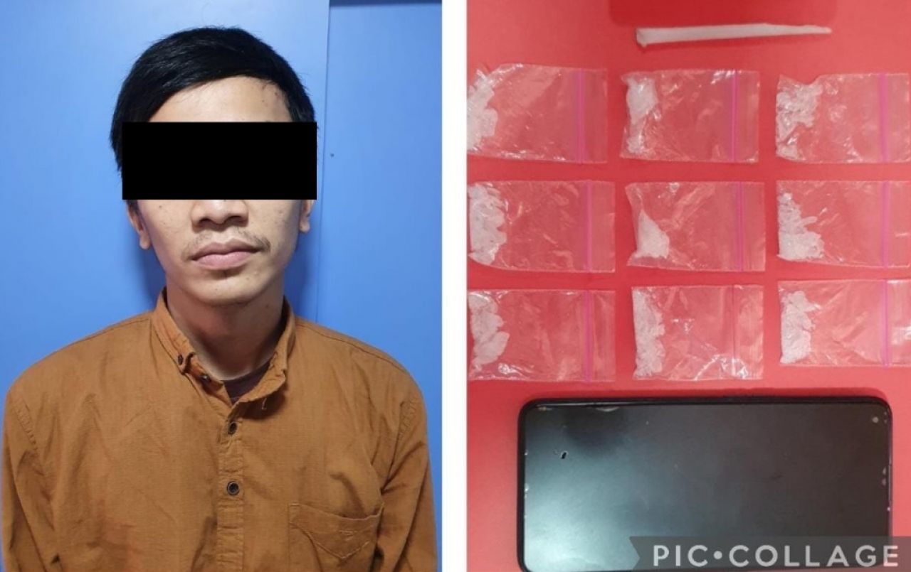 Penjual Accu di Surabaya Nyambi Edarkan Shabu