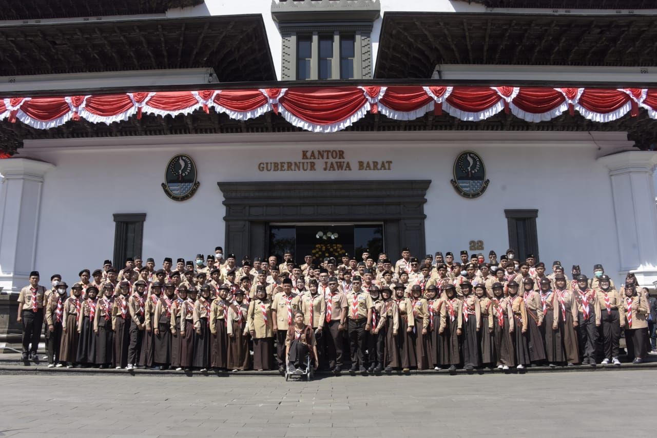 Jabar Kirim 558 Pramuka Terbaik ke Jambore Nasional Cibubur