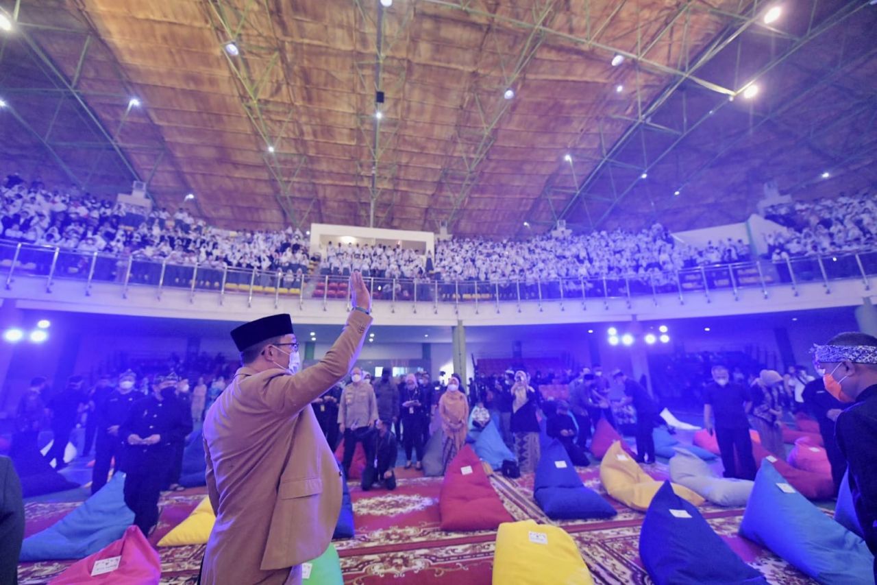 Ridwan Kamil Bekali Ribuan Siswa dengan Wawasan Kebangsaan