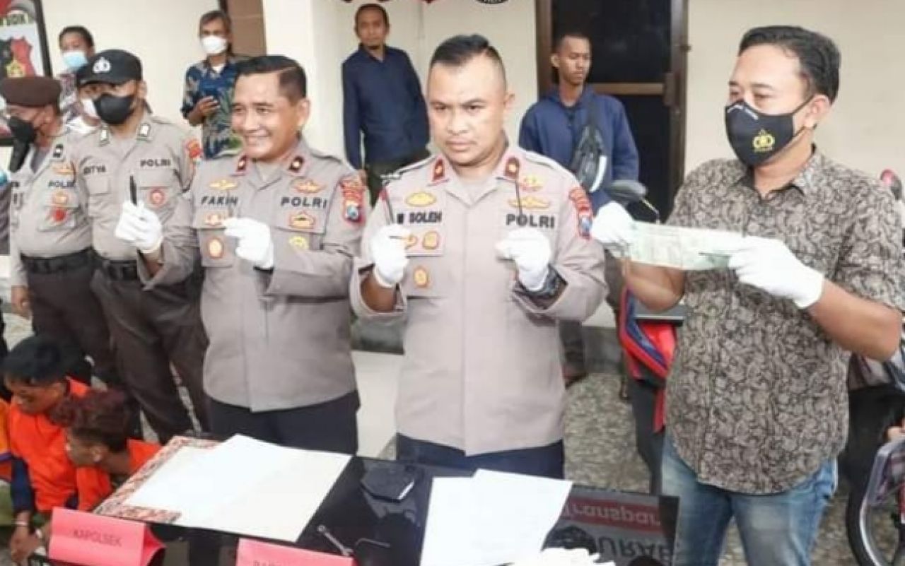 Polisi Sek Sukolilo Ringkus 4 Pelaku Curanmor di Gebang Wetan Surabaya