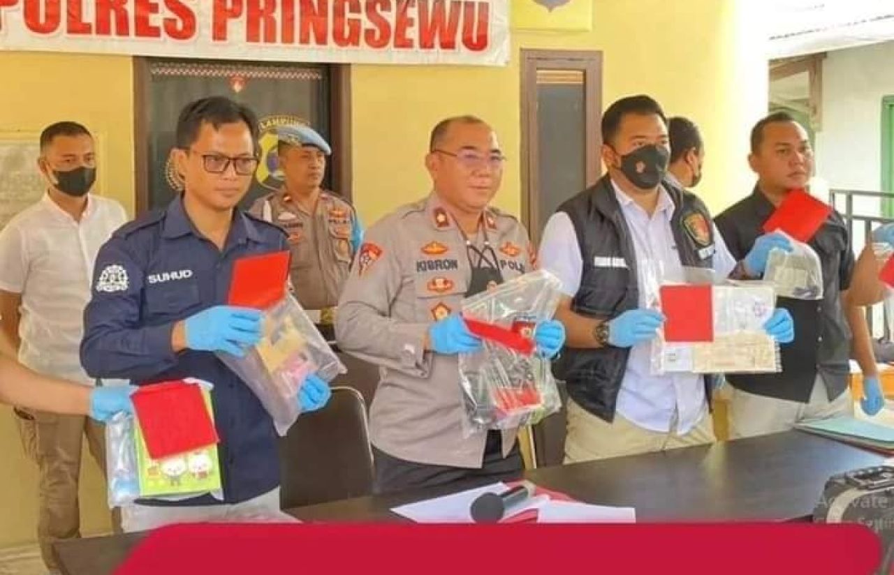 Polres Pringsewu Ringkus 27 Pelaku Pembuangan Bayi dan Kasus Curanmor