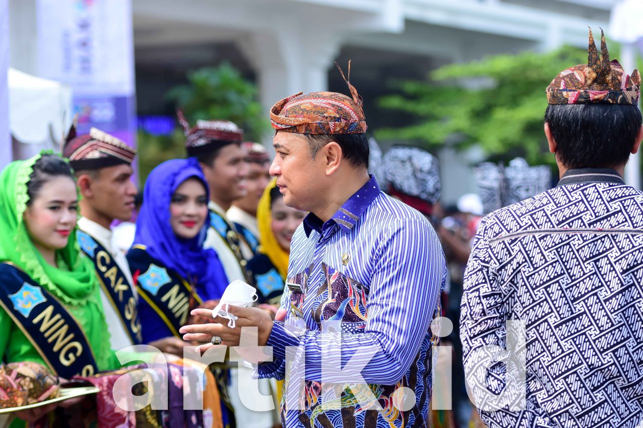 Eri Cahyadi menunggu undangan di Hakordia 2022 (foto ©artik.id/fudai) 