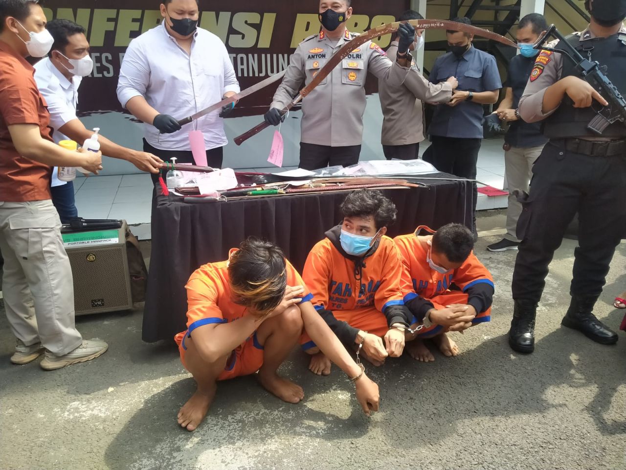 Para Pelaku Pembacokan pada Security Pakuwon City Diringkus Polisi