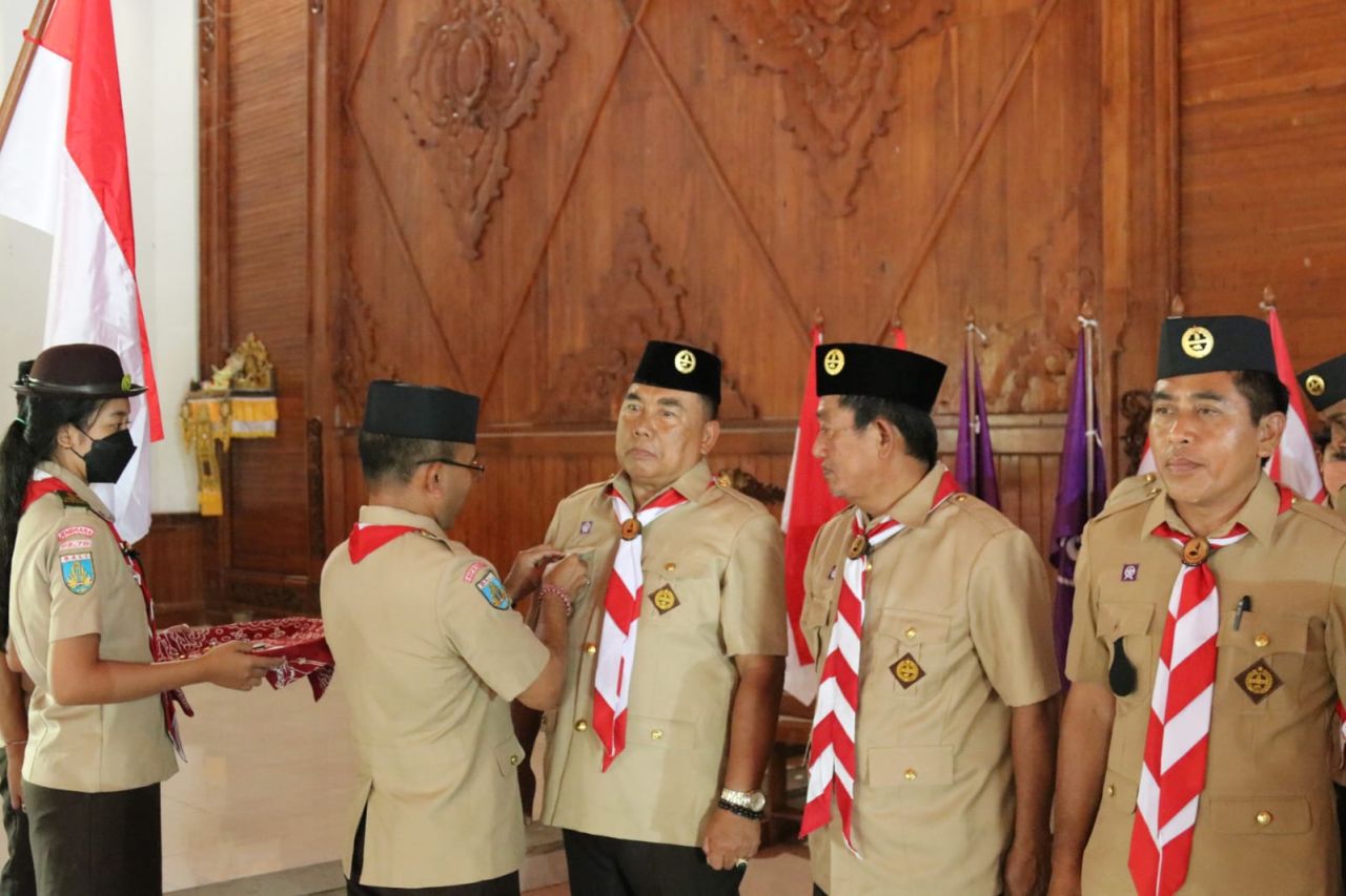 Bupati Tamba jabat Kamabicab Gerakan Pramuka Jembrana