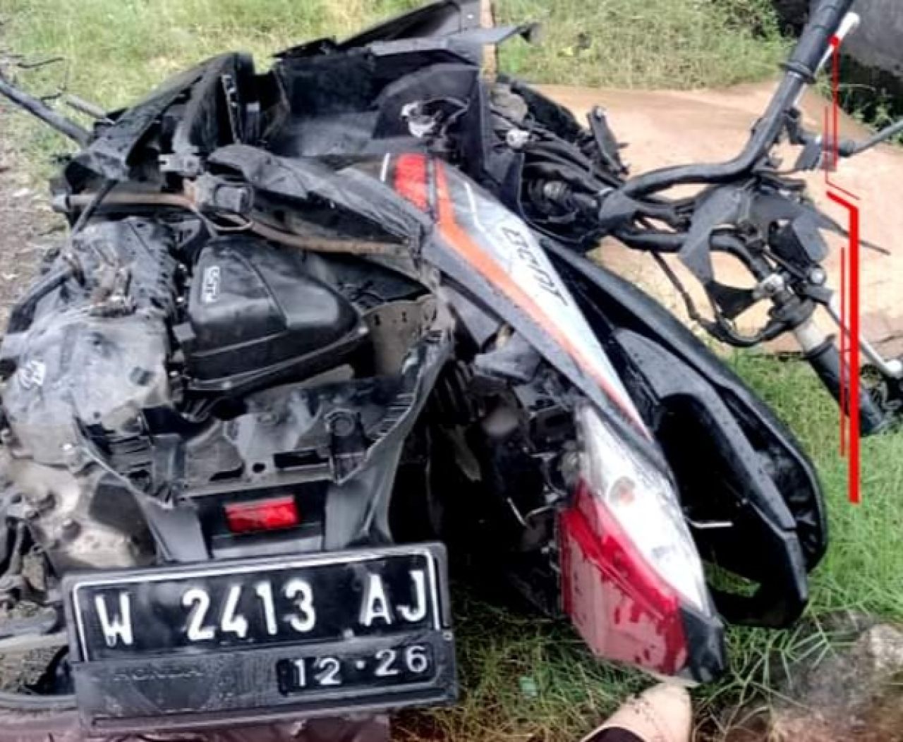 Dihantam Truk, Pemotor Wnita di Driyorejo Gresik Tewas di Lokasi