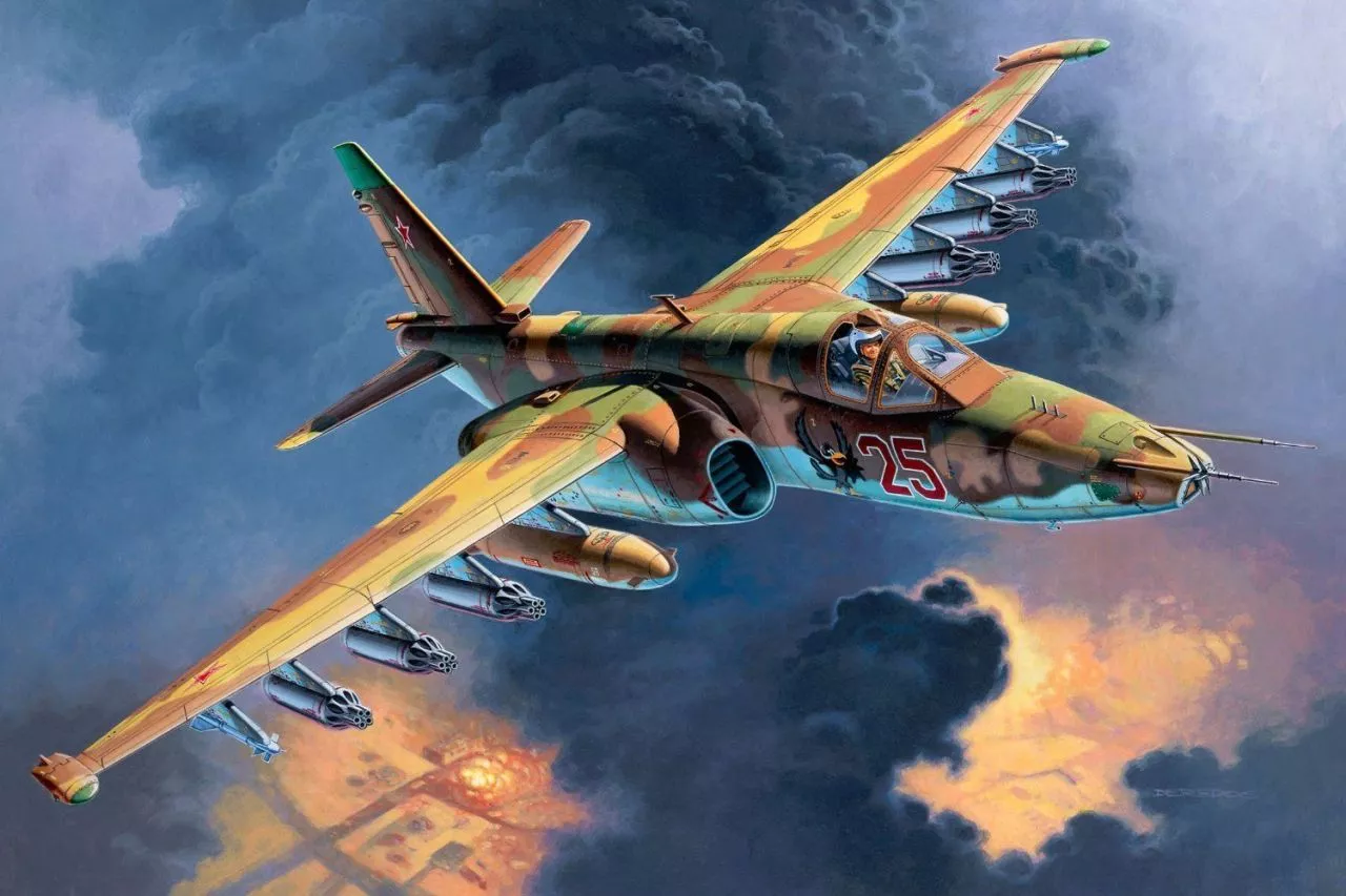 Jet Tempur Su-25 Rusia Jatuh Saat Kembali ke Pangkalan di Wilayah Belgorod