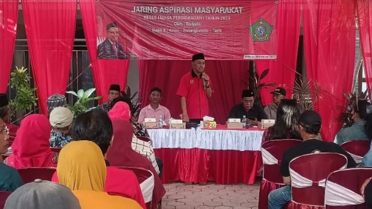 Jeda Persidangan 2023, Wakil Ketua Komisi B DPRD Sidoarjo Bertemu Konstituen