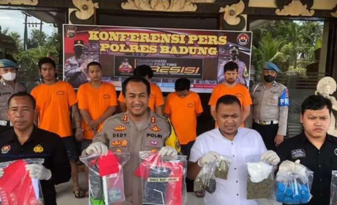 WNA Slovakia dan Seorang Napi di Badung Bali Terciduk Jual Narkoba