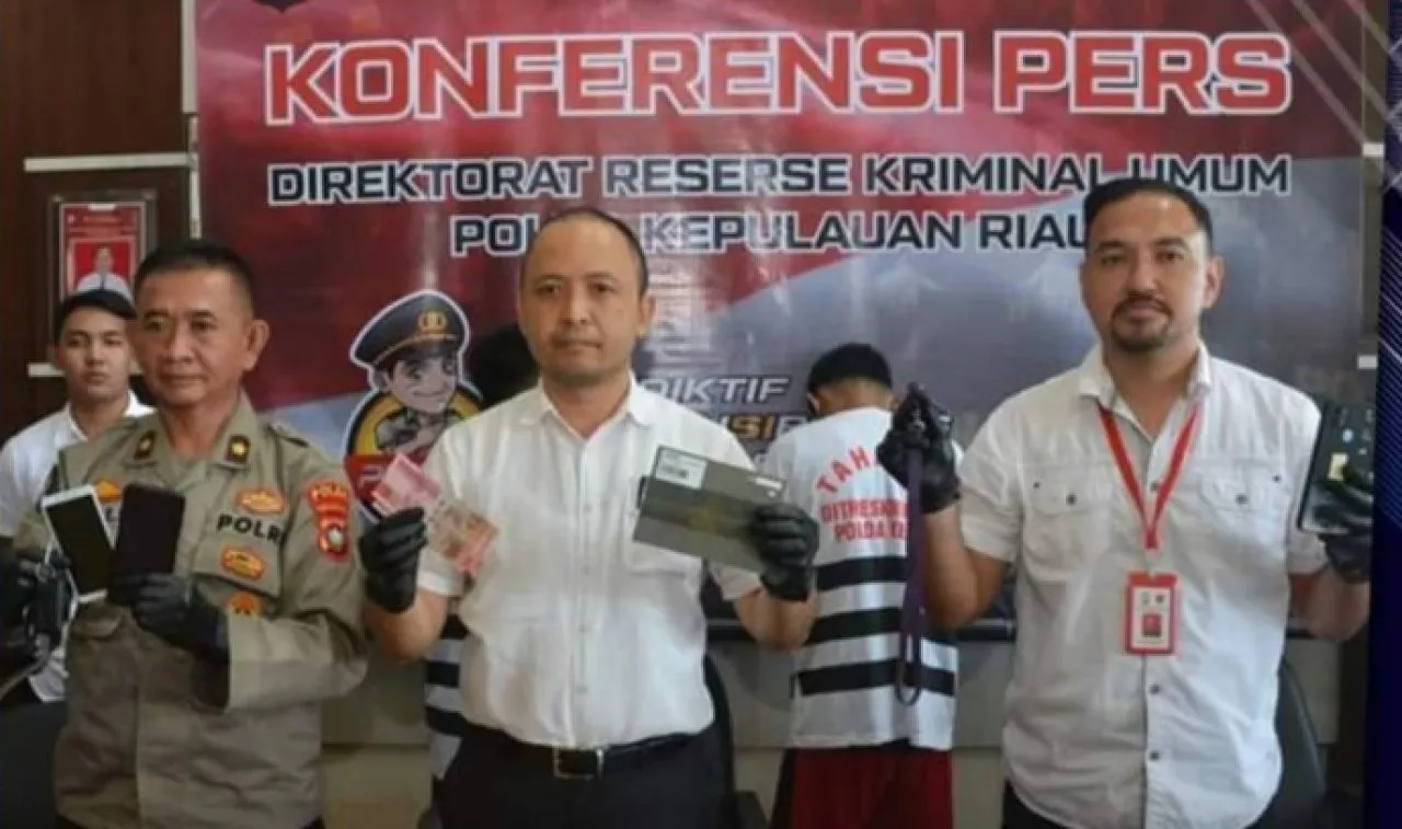 Dua Pelaku Curanmor di Kawasan Kepri Diciduk Petugas Kepolisian