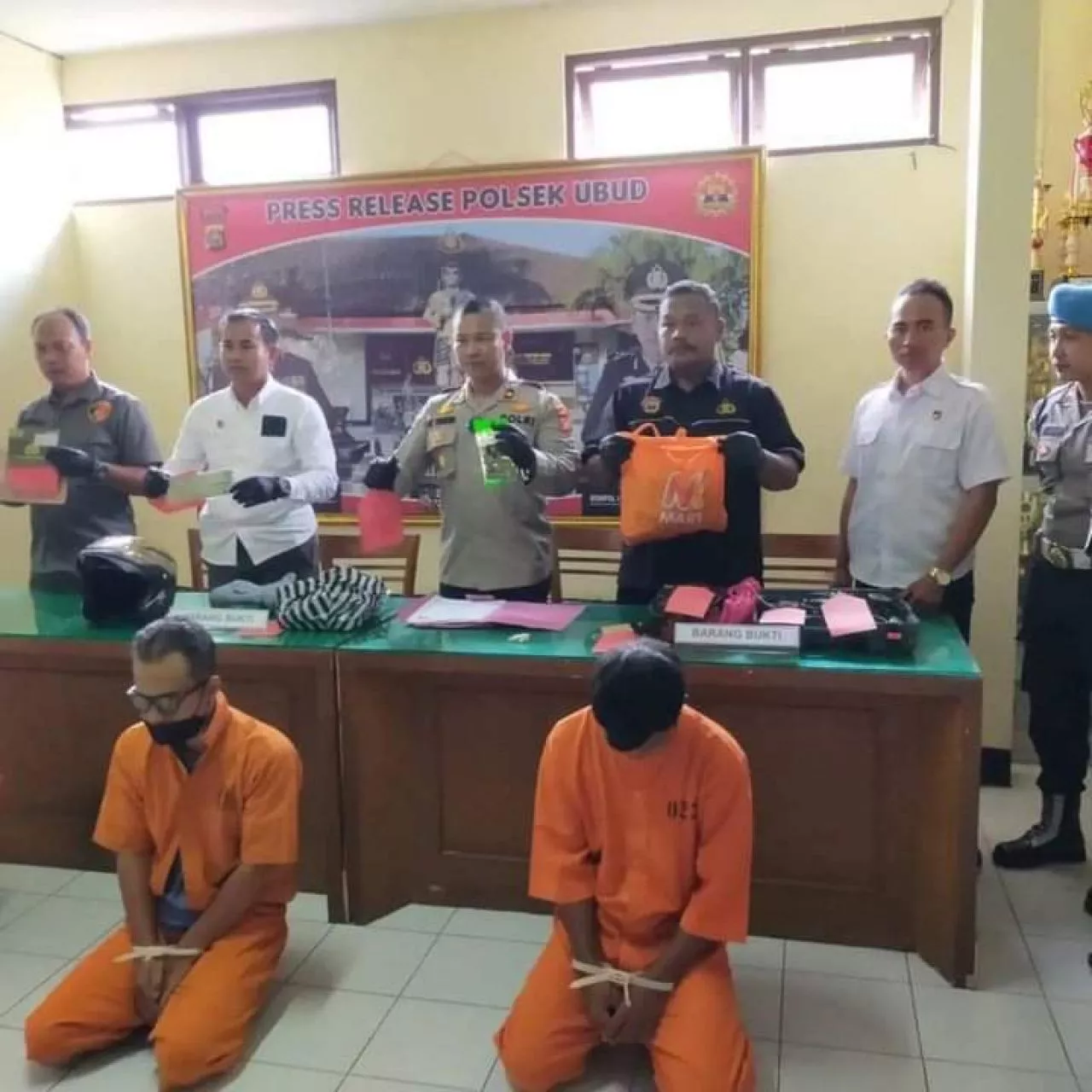 Para Pelaku Kasus Curanmor dan Perampokan di Ubud Diringkus Polisi