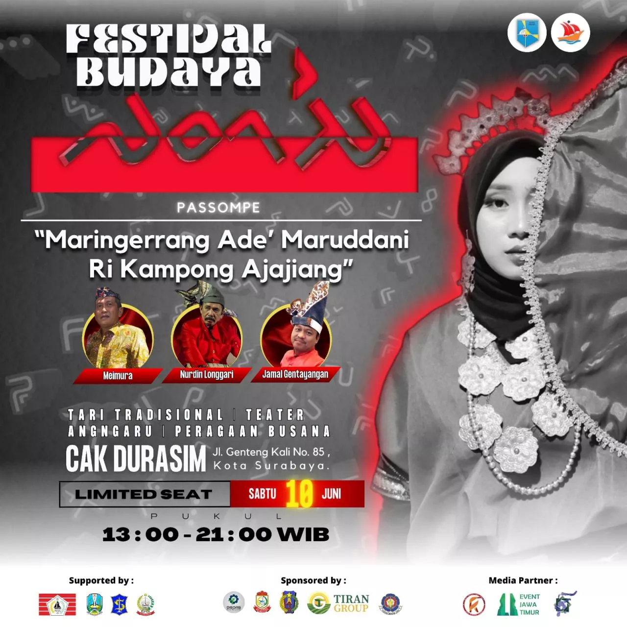 Maringngerrang Ade, Mappasau Uddani Ri Tana Ajajiang, Segera di Cak Durasim