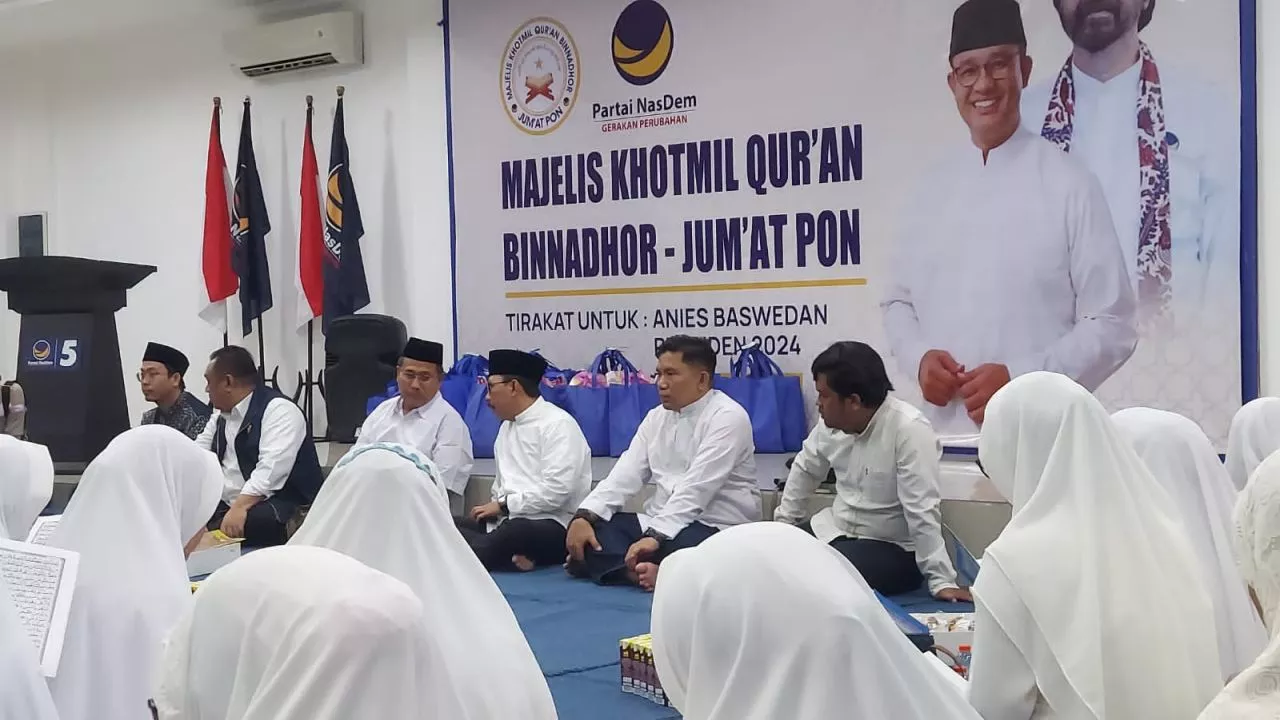 Resmikan Jamaah Khotmil Qur'an, Cara NasDem Tirakati Kemenangan Anies di Jatim