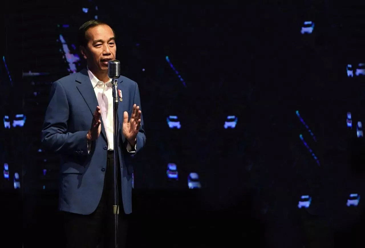 Menuju 2045, Presiden Jokowi Luncurkan RPJPN di Gedung Djakarta Theater