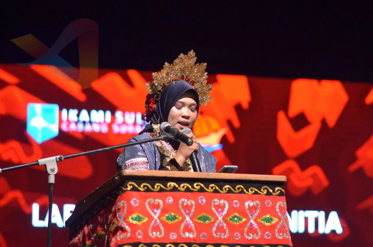 Ketua Panitia Tarisaskia saat memberi sambutan