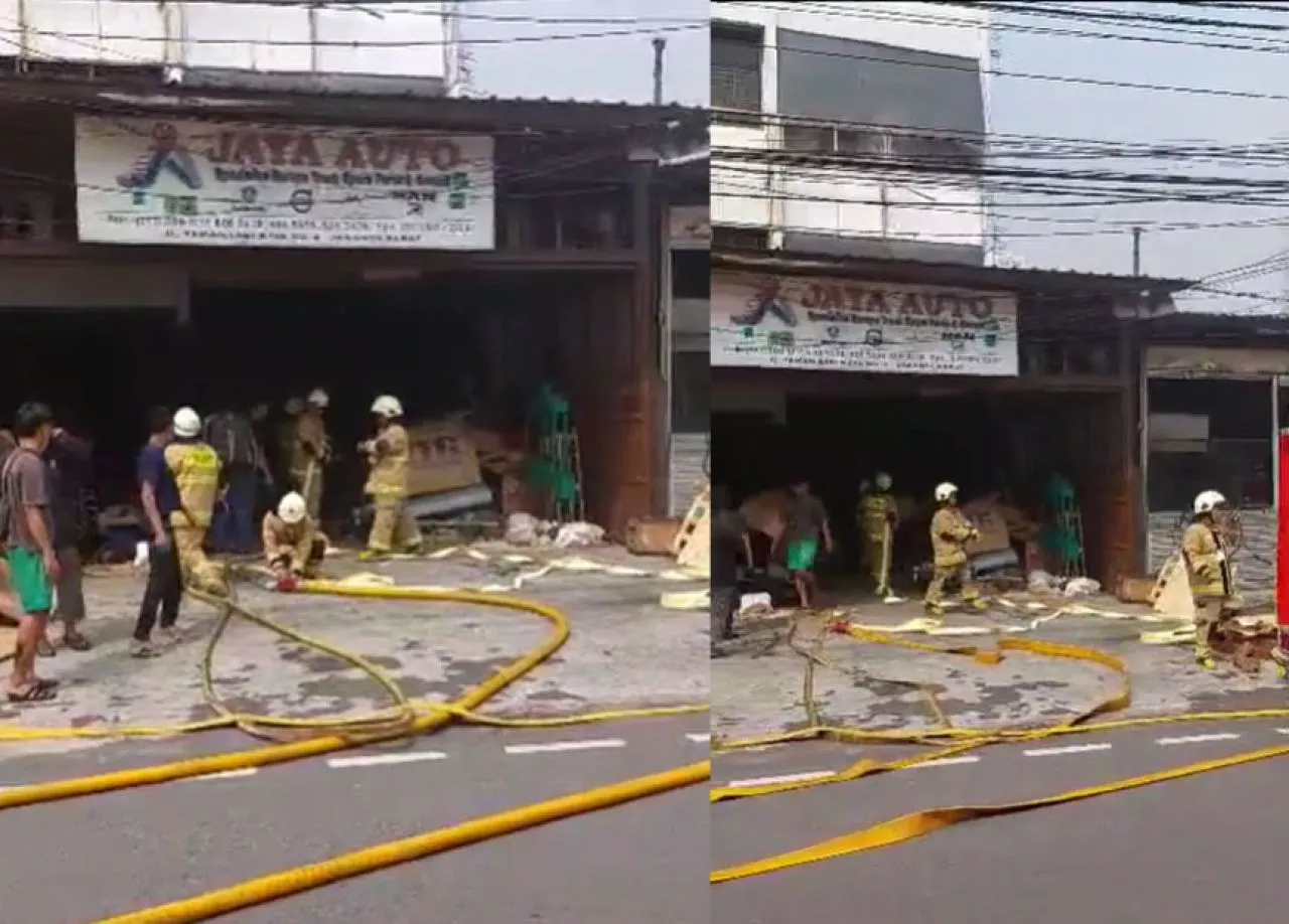 Terjadi Kebakaran di Taman Sari, Jakarta Barat, 12 Unit Damkar Dikerahkan