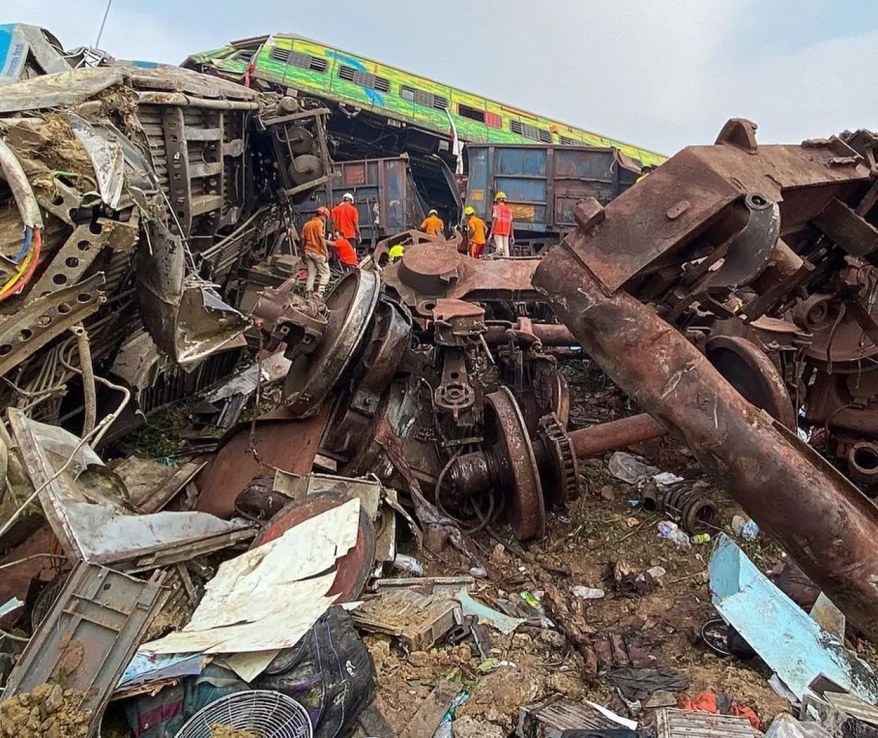 Kecelakaan Kereta di India, 280 Orang Telah Dilaporkan Tewas
