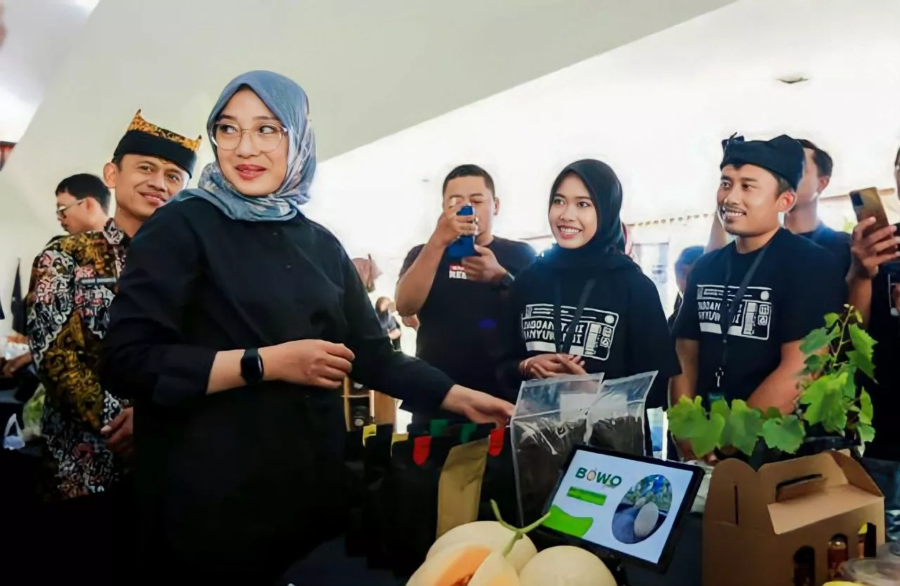 Bupati Ipuk Fiestiandani Tinjau Seleksi Business Model Jagoan Tani 2023