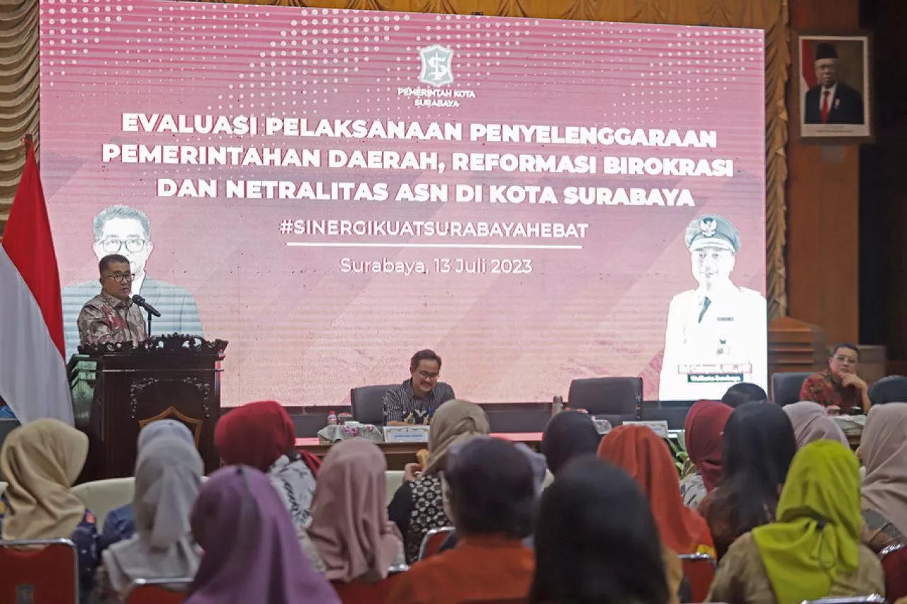 Dirjen Otoda Meyakini Pemkot Surabaya Layak Raih Peringkat Pemerintahan Terbaik
