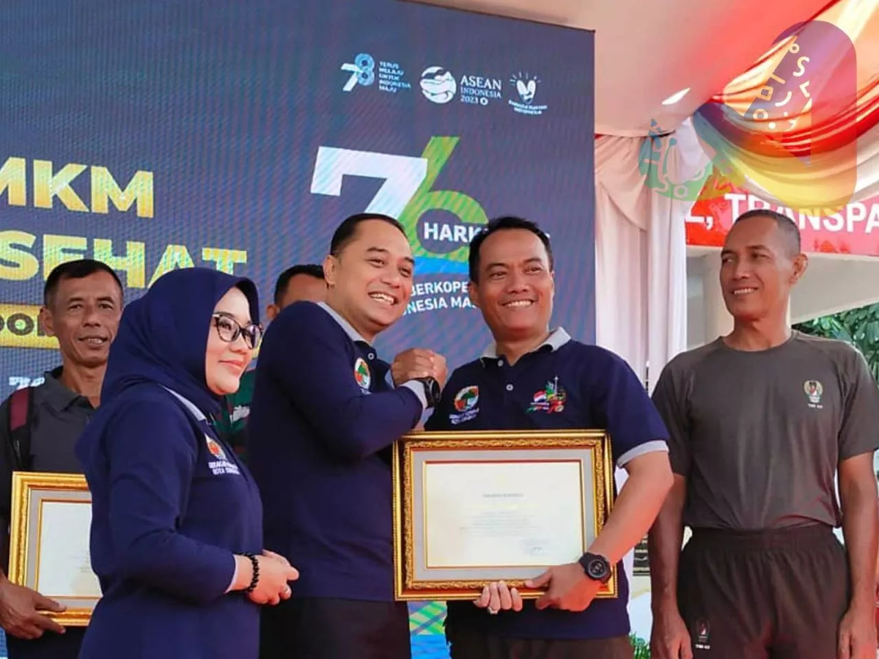 Semarak Harkopnas ke 76, Pemkot Surabaya Beri Reward pada Koperasi Berprestasi