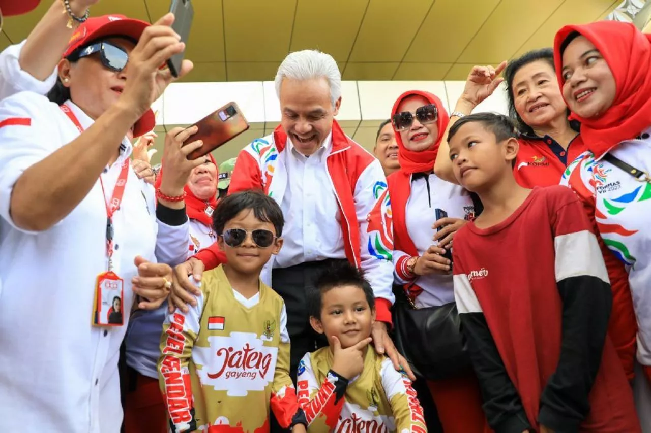 Gubernur Jawa Tengah, Ganjar Pranowo Lepas 1.410 Kontingen Fornas VII