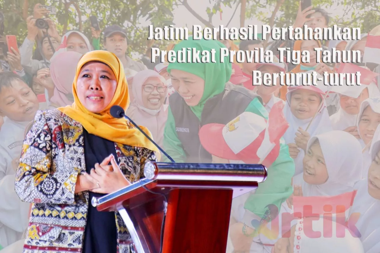 Jatim Pertahankan Predikat Provila, Penghargaan Diberikan Langsung Menteri PPPA